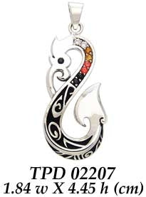 A showcase of unique beauty ~ Viking Urnes Animal Sterling Silver Pendant TPD2207